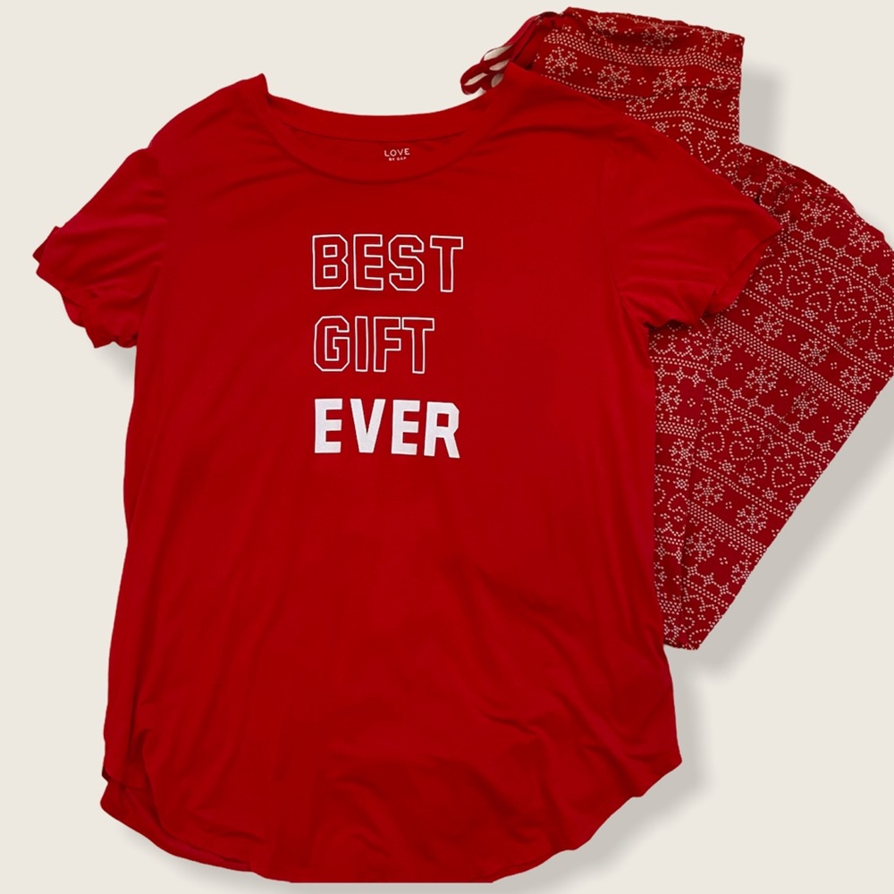 GAP Maternity S/XS “Best Gift Ever” Sleep Set in Super Soft Modal